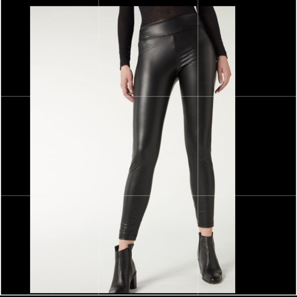 Calzedonia Thermal Leather Effect Leggings